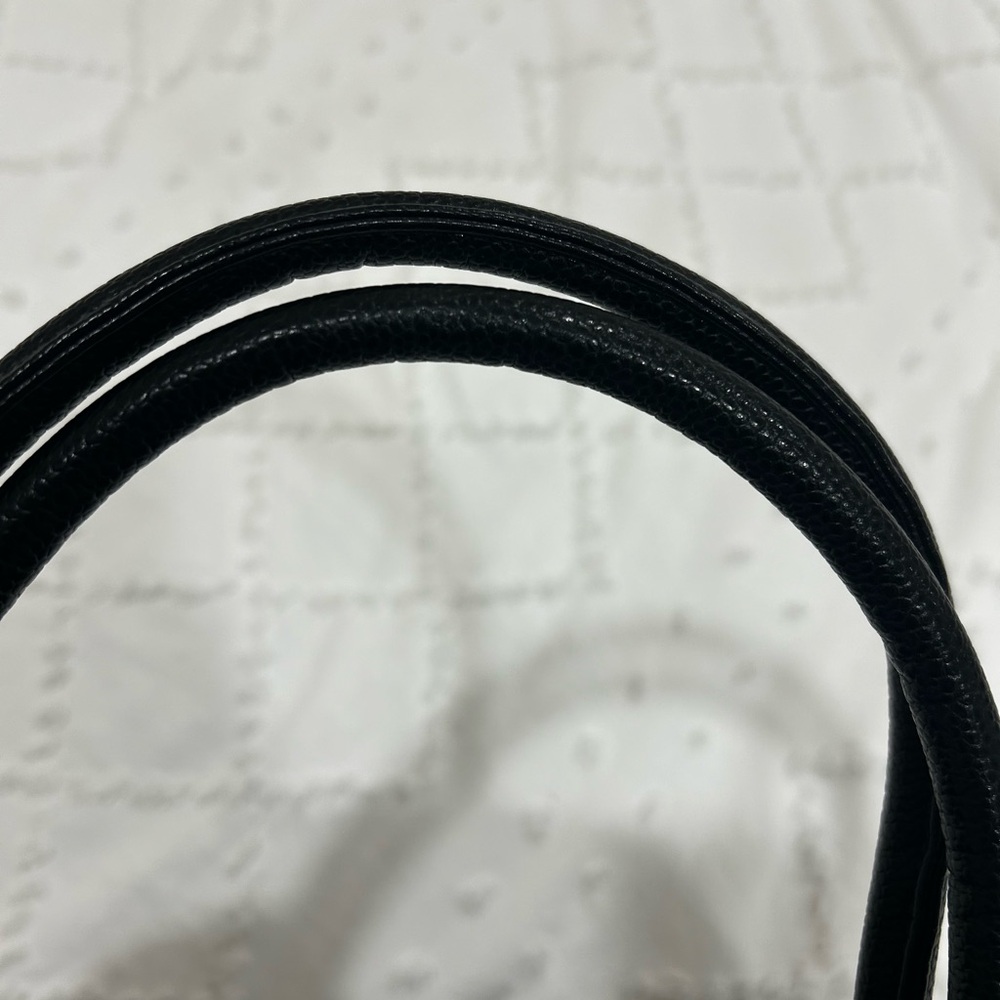 CHANEL Black Quilted CC Logo Tote - Picture 5 of 9
